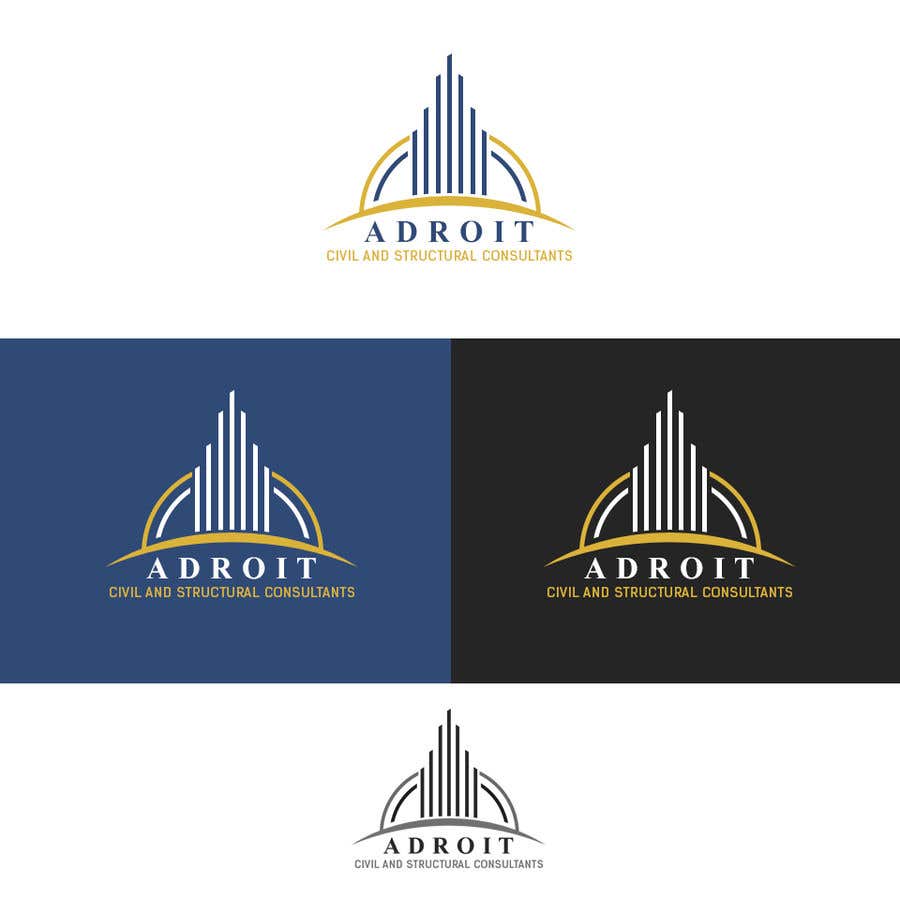 Entri Kontes #179 untuk                                                Logo Design - Adroit Civil and Structural Engineering Consultants
                                            