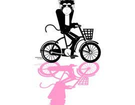 #26 สำหรับ Need my logo (monkey) put on a bicycle. โดย naythontio