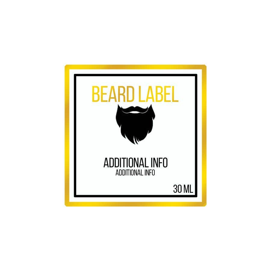 Bài tham dự cuộc thi #1 cho                                                 Beard Products Label
                                            