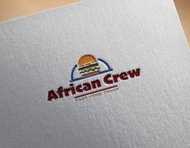 #3 untuk Need a logo for a food truck trailer that serves fast food, like burgers, skewers fries and beverages and theme is east african. The name lf the Business is African Crew. oleh Areynososoler
