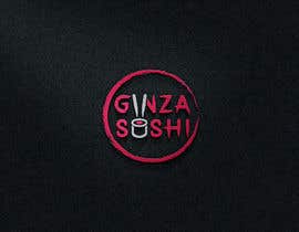 #69 för Logo design for new restaurant. The name is Ginza Sushi. 

We are looking for classy logo with maroon, Black and touches of silver (silver bc of the meaning). Would also like a brushstroke look but a highly visible name. av ashim007