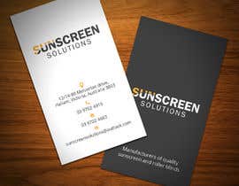 #54 untuk Sunscreen Solutions- Business Card &amp; Logo design oleh HammyHS