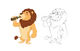 Pictograma corespunzătoare intrării #26 pentru concursul „                                                    I want a cartoon lion drinking a beer glass
                                                ”