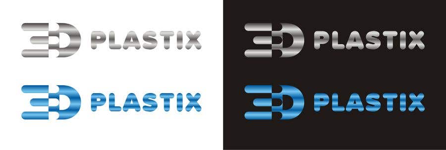 Penyertaan Peraduan #6 untuk                                                 Need a logo for a 3D Printing company that distributes filament. Company name is 3DPlastix. I would like for it to be colorful using pastels but not like a rainbow, similar to new iOS icon colors. Logo to be used on website and packaging.
                                            