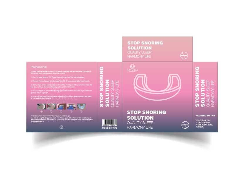 Participación en el concurso Nro.21 para                                                 Packaging and Insert Design for Snoring Mouthguard
                                            