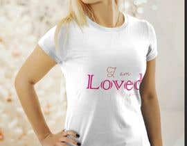 #1 untuk &quot;I am Loved&quot; GIRLS Tshirt oleh mahinul000