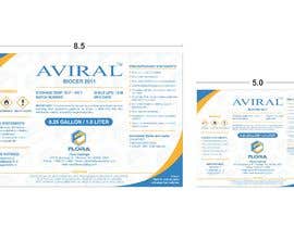 #6 per Design an attractive two color label with logo in background da Kavitasavant