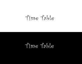 Nambari 31 ya Need logo made for rock band.
The band plays rock music.
Name of the band is 
“Time Table” na hasibulrabby00