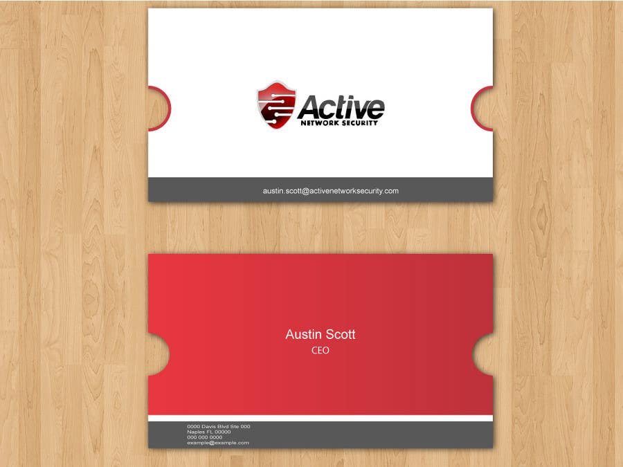 Contest Entry #29 for                                                 Business Card Design for Active Network Security.com
                                            