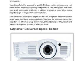 #3 untuk Write an article titled &quot;The 5 Best 4K Home Theater Projectors To Buy In 2018&quot; oleh hosterthron324