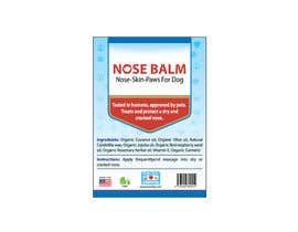 #19 for Design label for diferent organic natural dog balm for nose, paws and skin by Amitav2