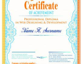 #15 för Design a certificate for our Course av NazMalik004
