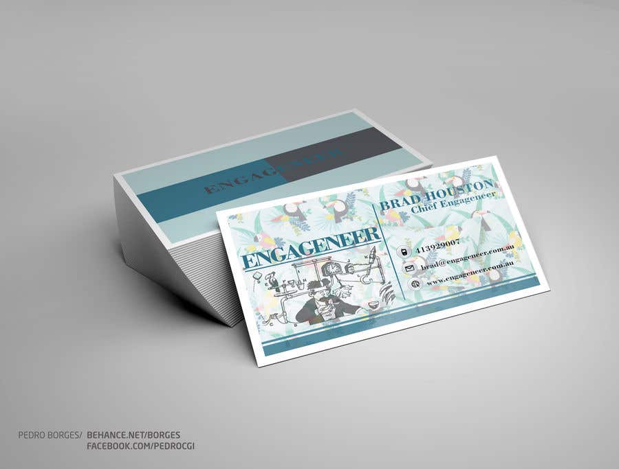 Proposition n°97 du concours                                                 Kearn some letters and create a business card
                                            