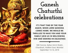 #4 для Ganesh Chaturthi invite від soumitrasen95