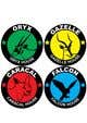 Entri Kontes # thumbnail 14 untuk                                                     4 School House Logos. We have Oryx (green), Gazelle (yellow), Falcon (blue) and Caracal (red). See image 1 for more details. Ive attached examples of online images.
                                                