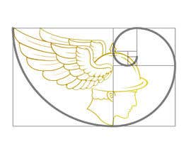 #44 for Create a Hermes/Mercury Logo follows the Golden Ratio/Fibonacci Sequence (PSD/AI) by dinomel43