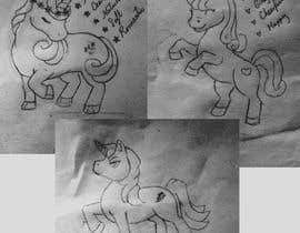 #18 for Sketch three unicorn stickers by DagmaCreative