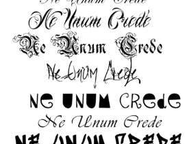 #133 for Choose tattoo font by purpleexperts