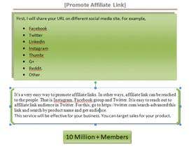 #3 untuk Promote my  affiliate link oleh hosterthron324