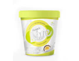 #36 para Design a label for a coconut cream frozen yogurt container de rajcreative83