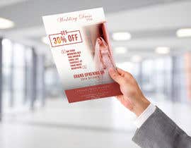 #43 for wedding dress shop openning leaflets by shihab140395