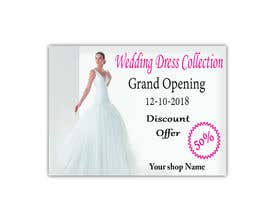 #38 for wedding dress shop openning leaflets by onlinemahin