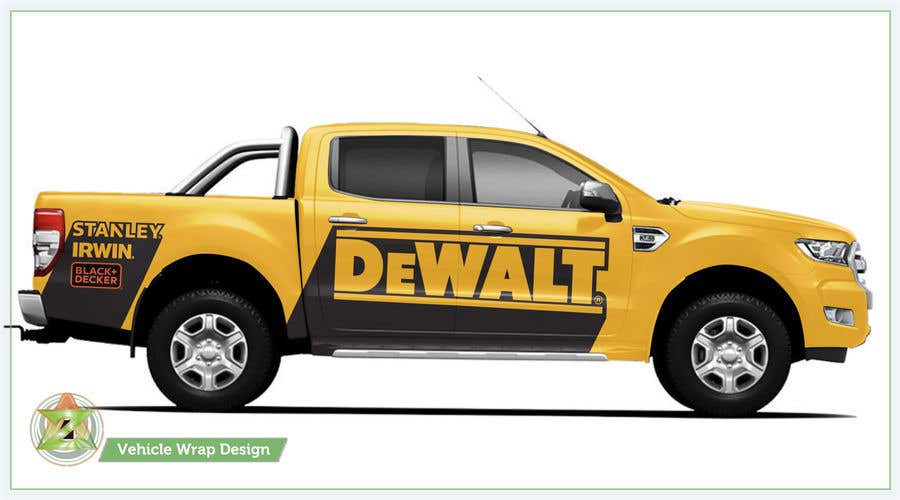 Penyertaan Peraduan #57 untuk                                                 DeWalt Vehicle Graphics
                                            