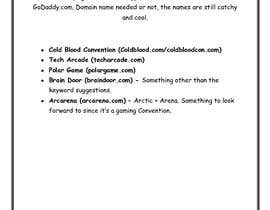 #71 Name suggestion for gaming convention részére brembotoxico89 által