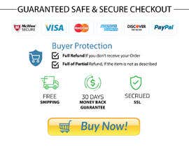 #15 for Design secure checkout, shipping, money back guarantee icons that will go below &quot;Buy it Now&quot; button on product page by shohan33