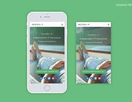 #22 Mock Up Mobile Version of Existing Welcome Homepage (just first section) részére stephen91112 által