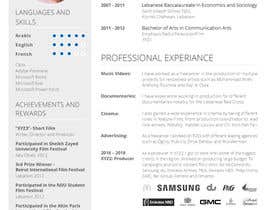 #91 for Design my Resume / CV by mimy1310
