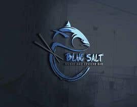 #1084 para Design a Logo for Blue Salt sushi and ceviche bar de rachidDesigner