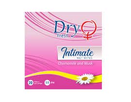 #73 for Packaging Design for intimate wet wipes for female by dmned