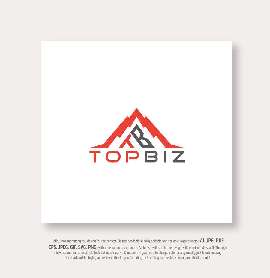 Participación en el concurso Nro.311 para                                                 Create a logo for TOPBIZ
                                            