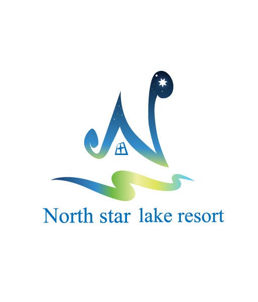 Penyertaan Peraduan #121 untuk                                                 Logo Design for A northwoods resort in Minnesota USA called North Star Lake Resort
                                            