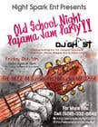 #12 for Design an Old School Pajama Jam Party Flyer by owakkas