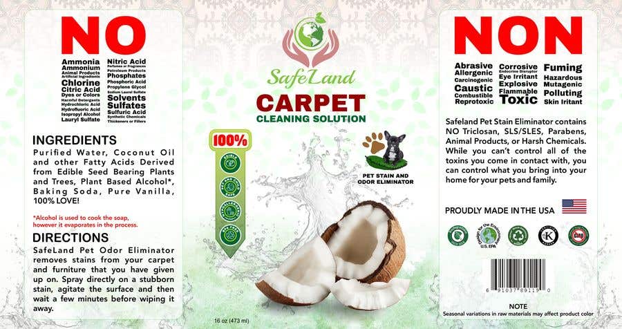 Конкурсна заявка №11 для                                                 Design a sticker for my carpet cleaner bottle
                                            