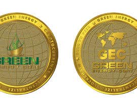 #33 untuk Design a coin with front and back oleh kubulu