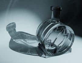 #65 para Custom Liquor Glass Bottle Design de rosales3d