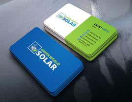 Nro 84 kilpailuun Business Card for Solar Company käyttäjältä israat