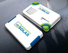 Nro 86 kilpailuun Business Card for Solar Company käyttäjältä israat