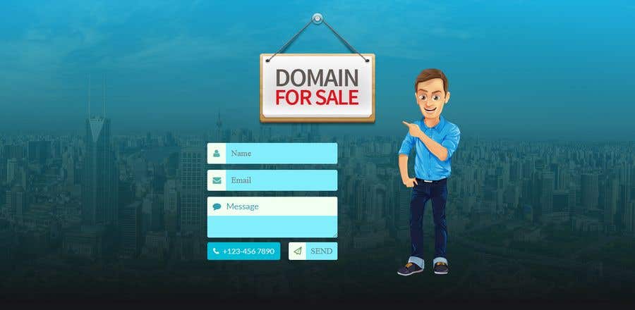 Contest Entry #33 for                                                 Build a creative, single page "Domain for sale" HTML Template
                                            