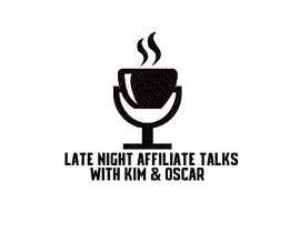 Nambari 3 ya Logo for &quot;Late Night Affiliate Talks with Kim &amp; Oscar&quot; Podcast na Hezeper