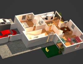 nº 12 pour 3D modelization of a house par emymoud 