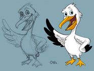 #15 para Pelican Cartoon Character in Illustrative vector style. de ecomoglio