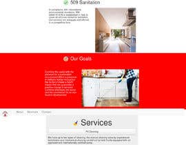 #29 para Design a One Page Website for a cleaning Company Service de Jaynkystudios