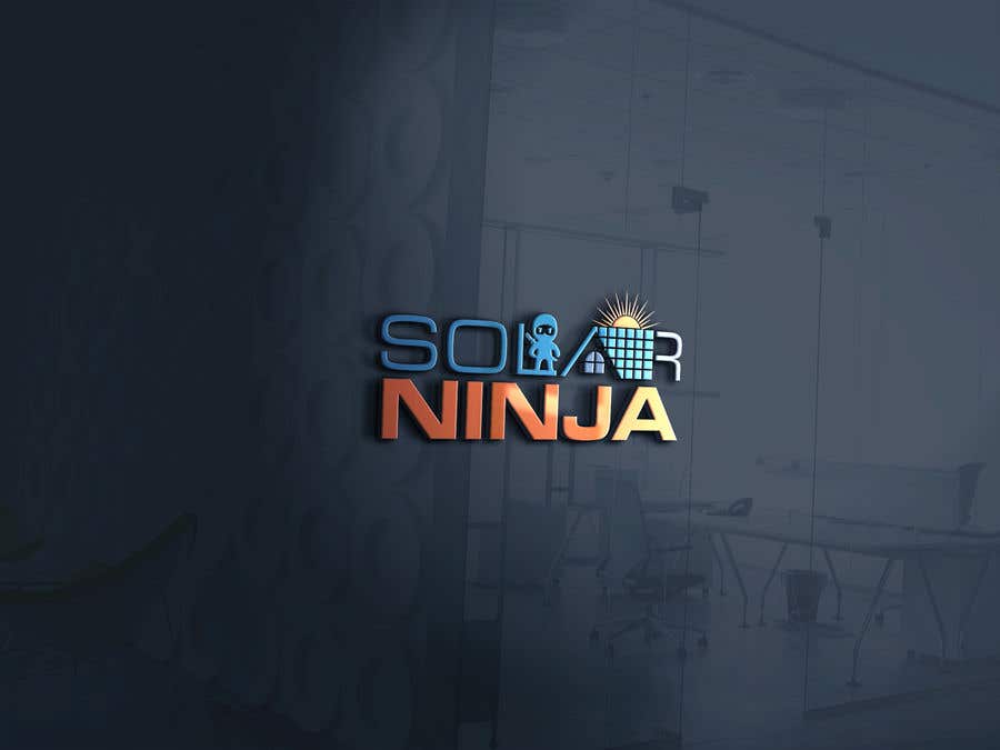 Wasilisho la Shindano #138 la                                                 Solar Energy Logo: Solar Ninja (Contest version)
                                            
