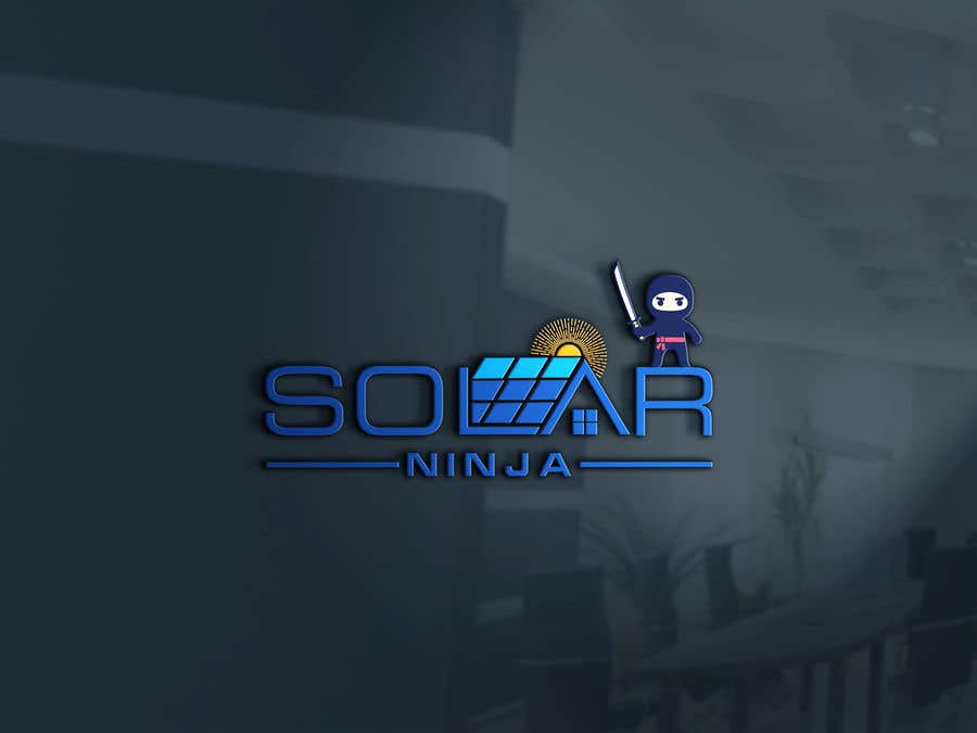 Wettbewerbs Eintrag #115 für                                                 Solar Energy Logo: Solar Ninja (Contest version)
                                            