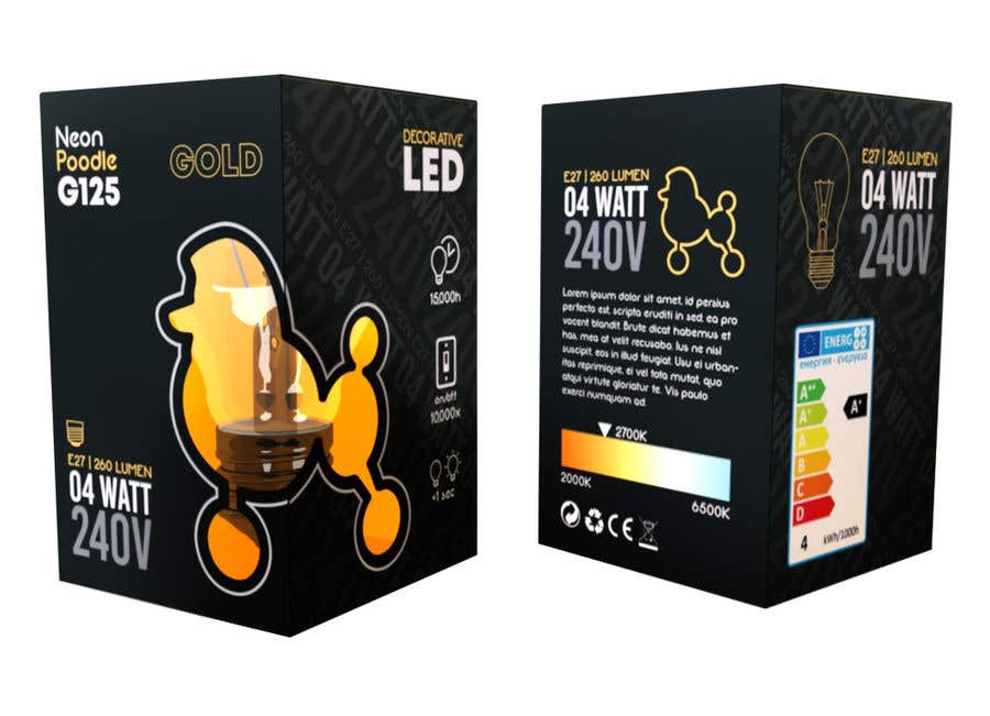 Contest Entry #42 for                                                 New Light Bulb Box Design
                                            