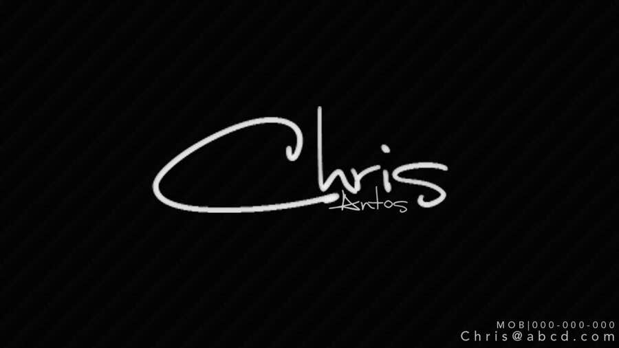 Konkurrenceindlæg #54 for                                                 Logo Design for Chris/Chris Antos/Christopher
                                            